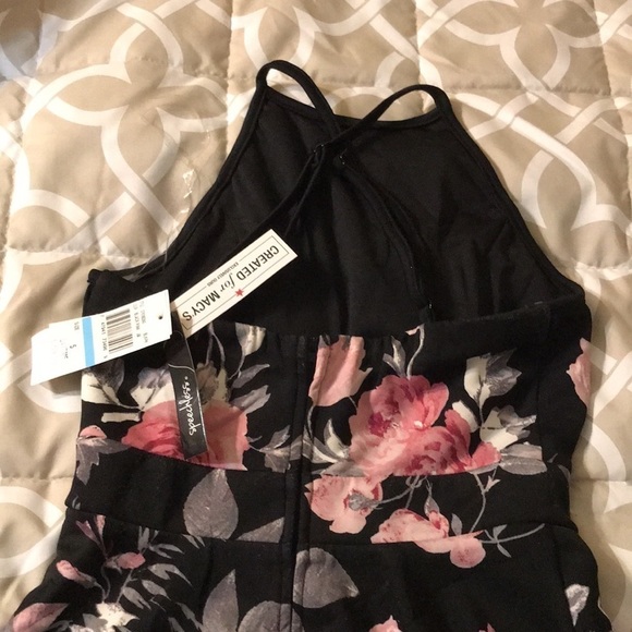 SPEECHLESS Juniors Black Spaghetti Strap Dress - Picture 6 of 9